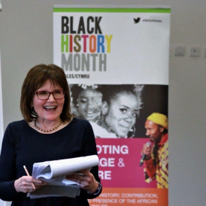 Dr Marian Gwyn Black History Wales Strategy Lead
