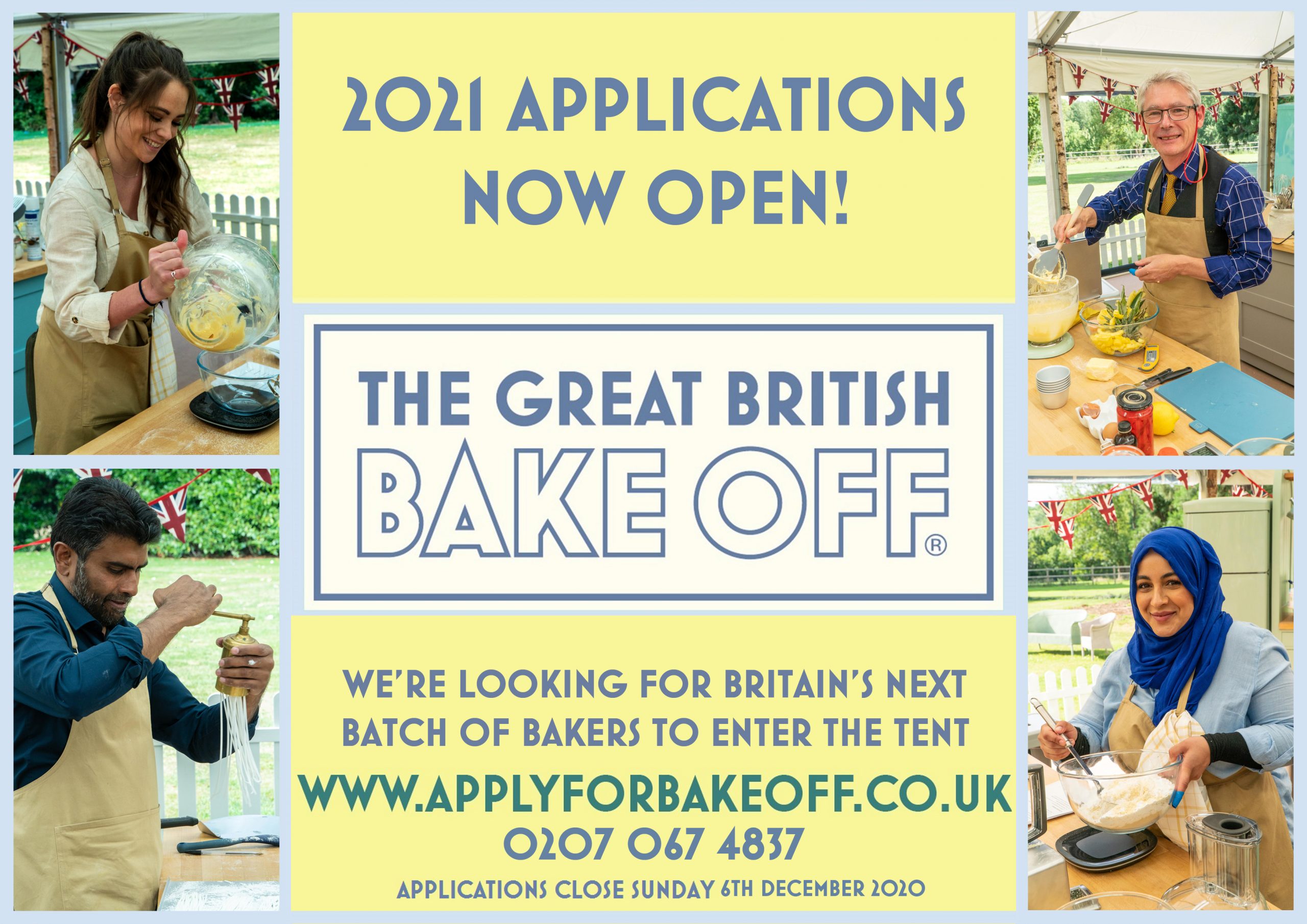GBBO12 Flyer with bakers